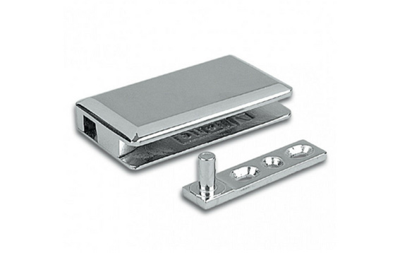 Zawias do drzwi szklanych wpuszczany