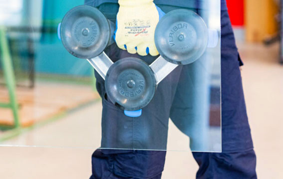 przyssawki potrójne do szkła