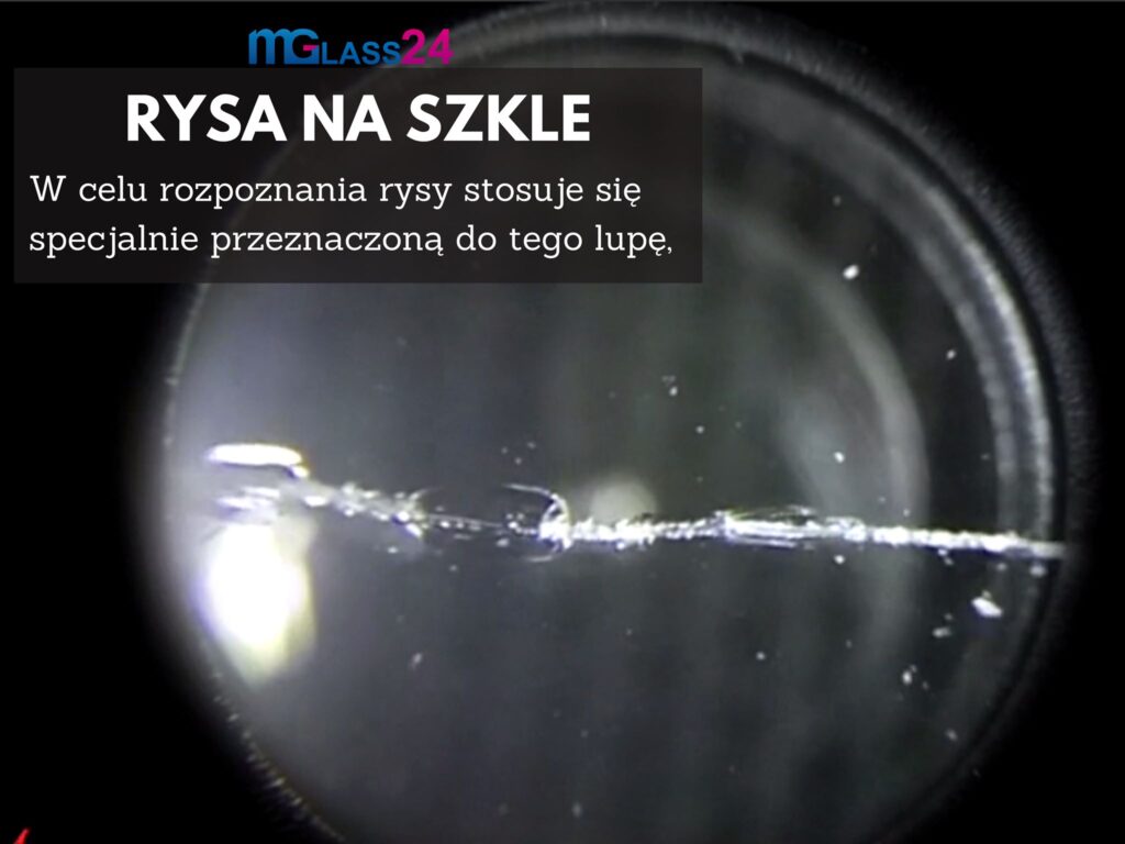 rysa na szkle - test - paznokcia