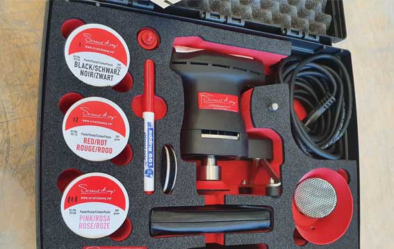 krążki polerskie w zestawie polerskim firmy Bohle