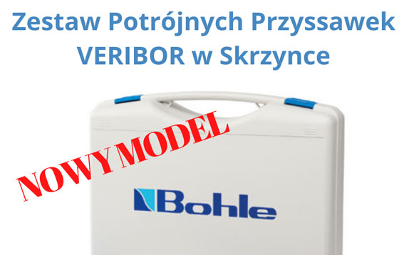 nowa generacja przyssawek potrójnych w skrzynce