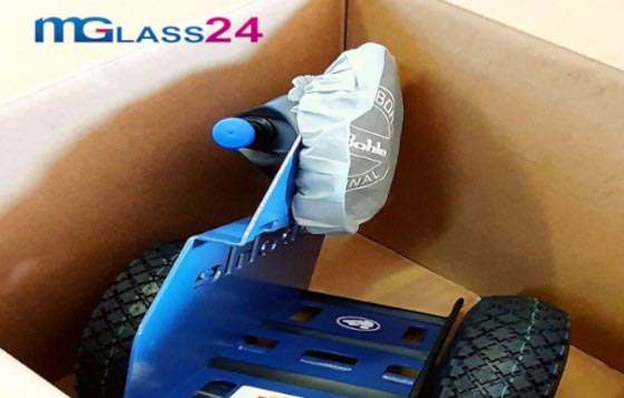 wózek do transportu szkła