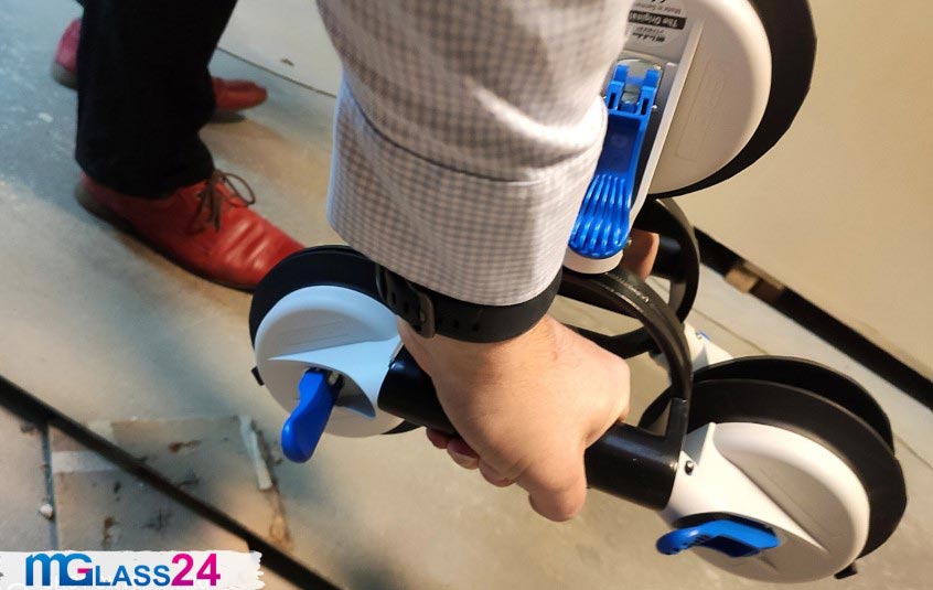 potrójne przyssawki do szkła