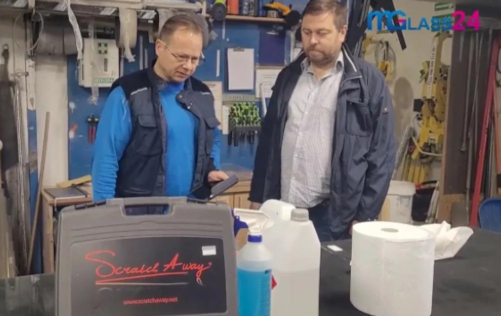 usuwanie rys ze szkła najlepsza metoda, efekt soczewki