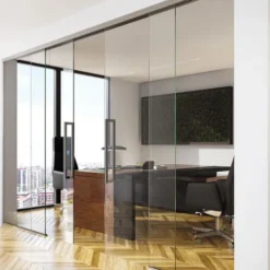 System przesuwny Micro 80 - drzwi przesuwne szklane w biurze