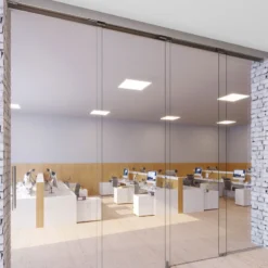 Teleskopowy system przesuwny Vetro 80 Drag - przeszklenie biurowe wielopanelowe