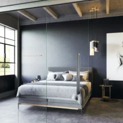 System przesuwny Vetro 80 Eco Line - drzwi szklane przesuwne sypialnia