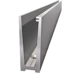 Profil balustradowy - montaż do podłogi - Anoda satyna, 3000 mm