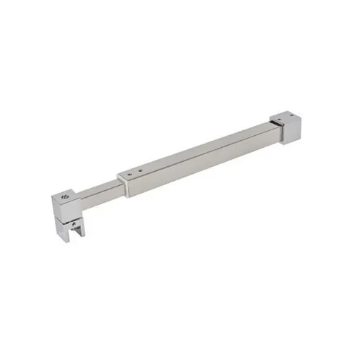 Reling kwadratowy, regulowany ściana-szkło 800-1000 mm JS002ADJ/1000 - Chrom satyna Reling kwadratowy, regulowany ściana-szkło 800-1000 mm JS002ADJ/1000 - Chrom satyna