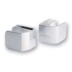 SQUARE uchwyt do drzwi podwójnych Chrom/Alu - Chrom