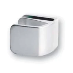 SQUARE uchwyt do drzwi szklanych alu/chrom/czarne - Chrom