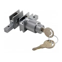 Zamek 2740 do drzwiczek szklanych Aluminium - Standard