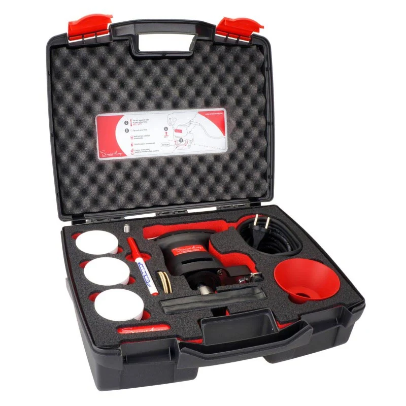 Zestaw do usuwania rys na szkle Scratch Away SAW360 elektryczny - FULL Zestaw do usuwania rys na szkle Scratch Away SAW360 elektryczny - FULL